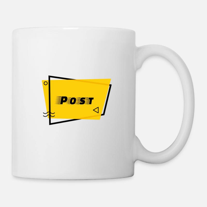 Post - Tasse - Weiß
