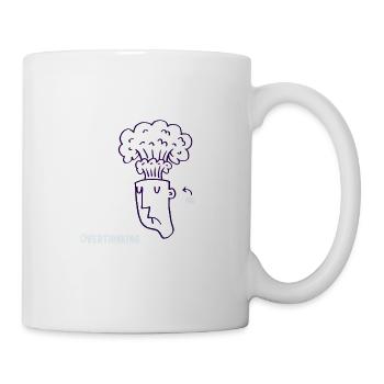 Overthinking - Tasse - Weiß - Rechts