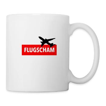 Flugscham - Tasse - Weiß - Rechts