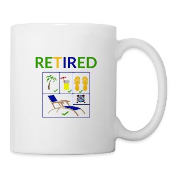 retirement - Mug - white - Right