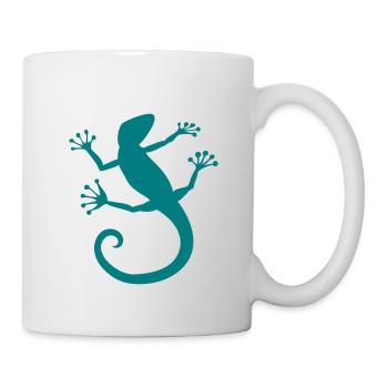Lézard animal puissant - Mug blanc - blanc - Droite