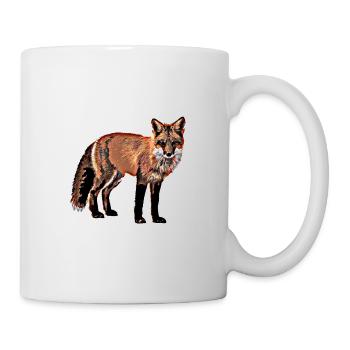 Fuchs - Tasse - Weiß - Rechts
