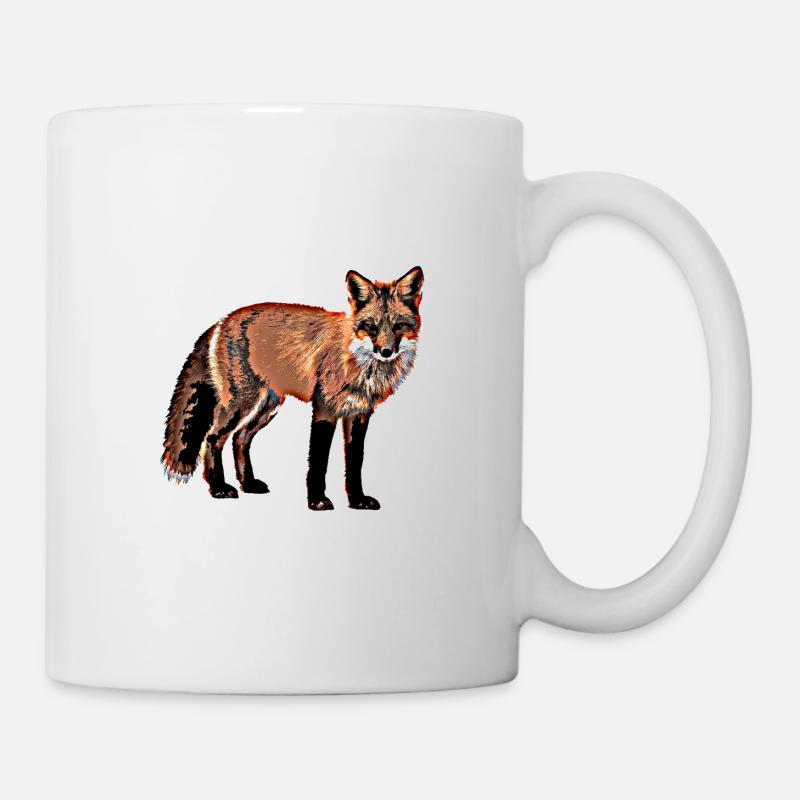 Fuchs - Tasse - Weiß