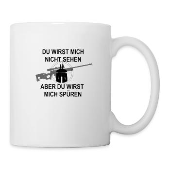 Sniper Spruch - Tasse - Weiß - Rechts