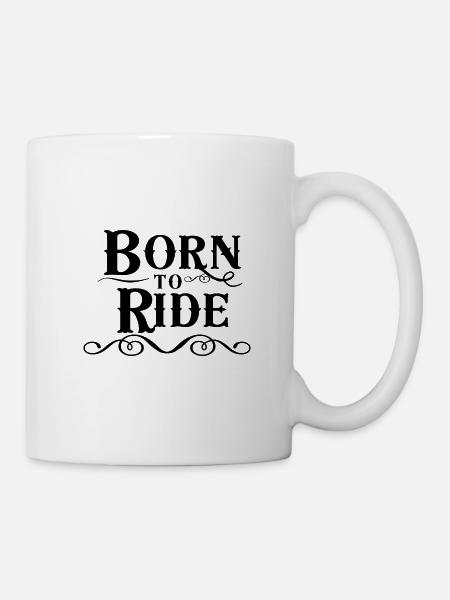 Born To Ride New - Mug - white
