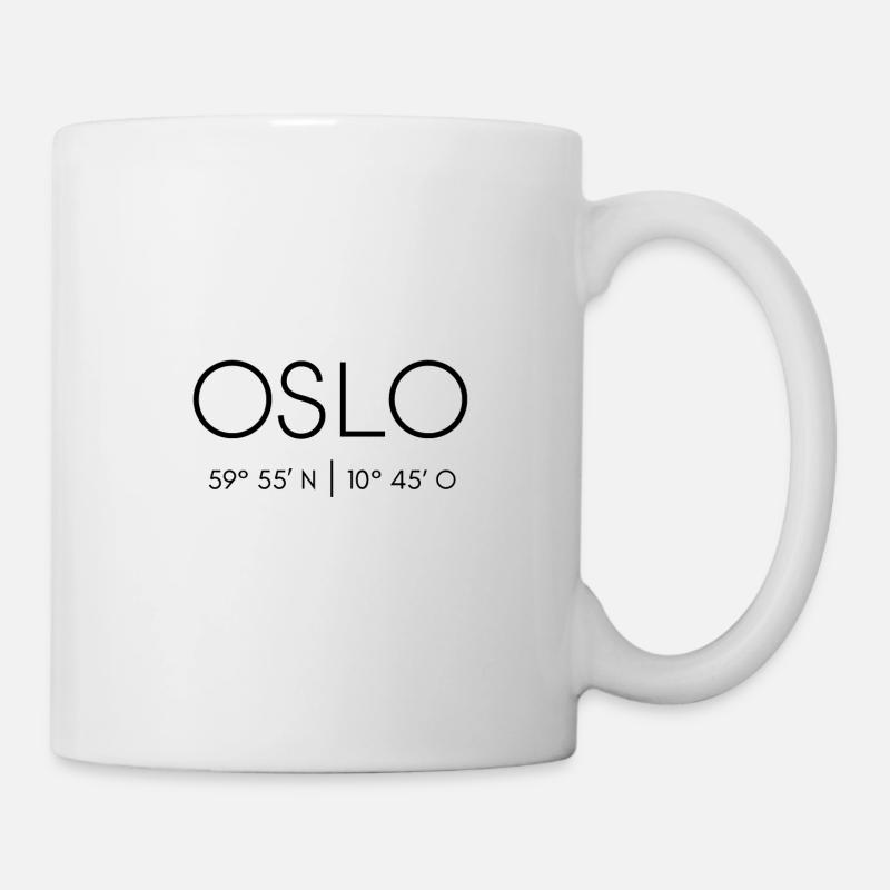Oslo, Norway - Mug - white