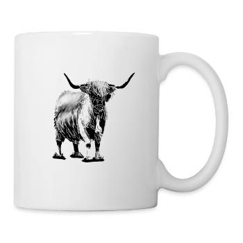 Highland cattle sw - Mug - white - Right