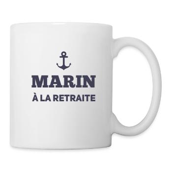 Retired sailor| funny boat humor gift - Mug - white - Right