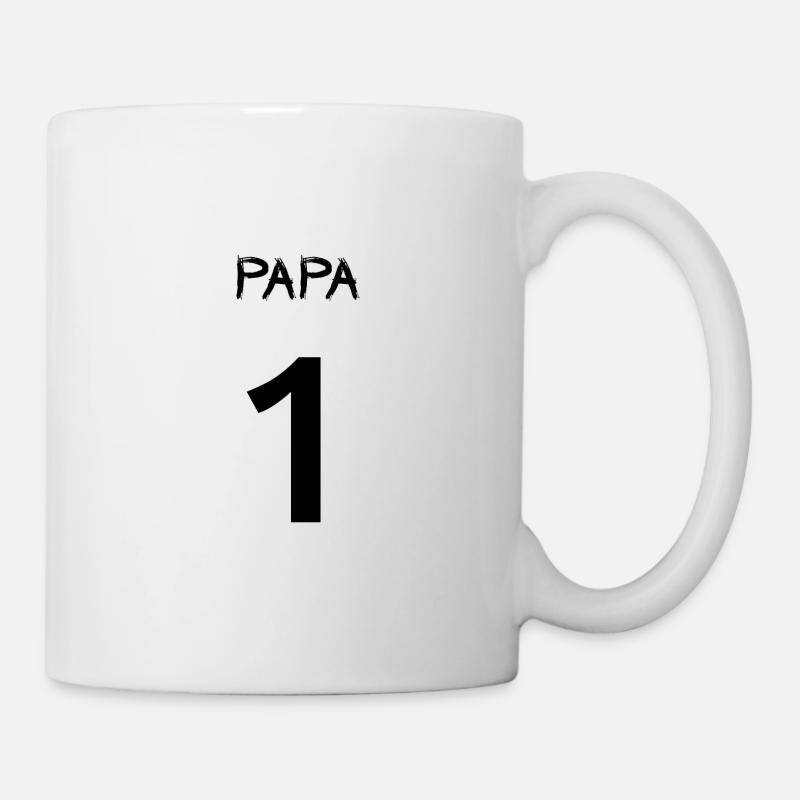 Papa Nr. 1 bester papa der welt Geschenk Vatertag - Tasse - Weiß