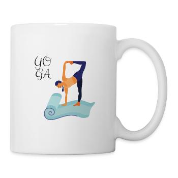 YOGA - Mug blanc - blanc - Droite