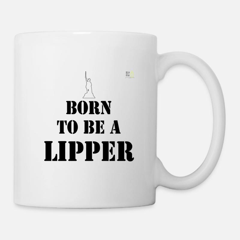Born to be a Lipper district Lippe Hermannsdenkmal - Mug - white