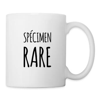 Rare specimen funny birthday humor - Mug - white - Right