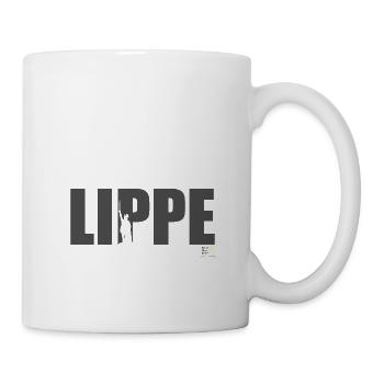 Cercle de lettrage Lippe Lippe Hermannsdenkmal - Mug blanc - blanc - Droite