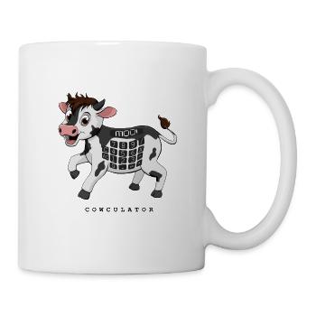 Cowculator - cow calculator - Mug - white - Right