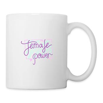 Female Power - Mug blanc - blanc - Droite
