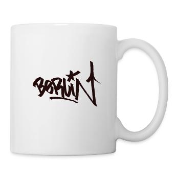 Berlin Graffiti Tag - Tasse - Weiß - Rechts