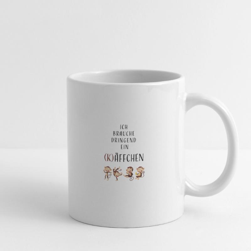 Ich brauche dringend ein (K)Äffchen - Geschenkidee Tasse