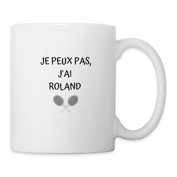 Cadeau idéal pour tous les fans de tennis - Mug blanc - blanc - Droite