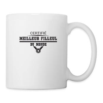 t-shirt filleul. Idée cadeau - Mug blanc - blanc - Droite