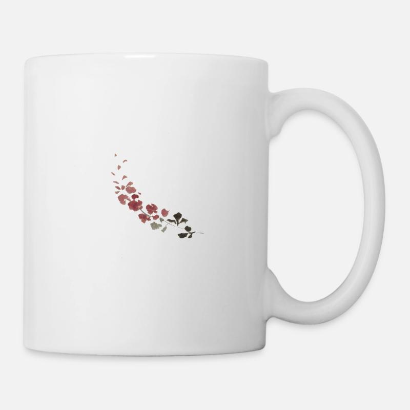 Japanese Flowers - Mug - white
