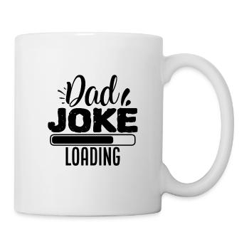 Papa Witz Laden - Tasse - Weiß - Rechts