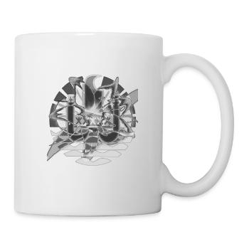 Ein stilvolles Emblem - Tasse - Weiß - Rechts