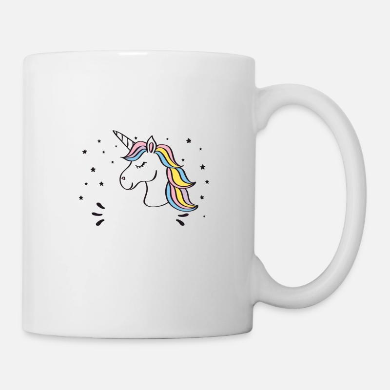 Licorne - Mug blanc - blanc