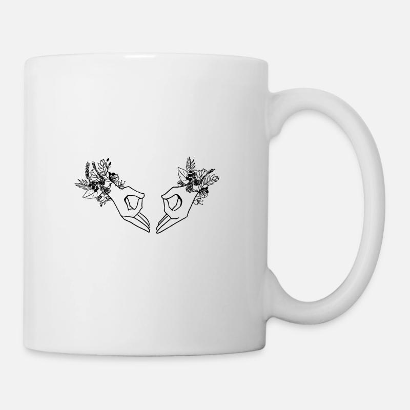 Uterus art - Tasse - Weiß
