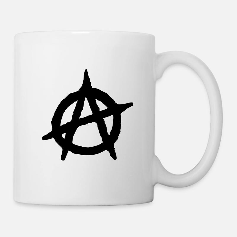 Anarchy - Anarchie Logo - Tasse - Weiß