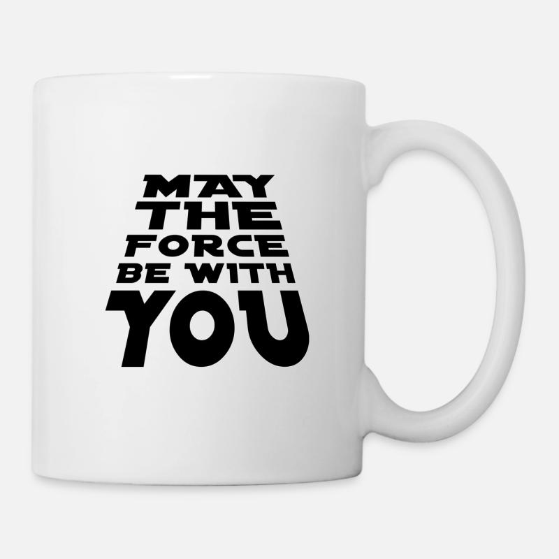 mandalorian möge die Kraft mit dir sein - Tasse - Weiß
