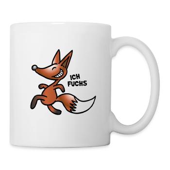 Ich Fuchs - Tasse - Weiß - Rechts