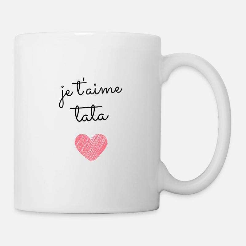 T Shirt je t'aime tata - Mug blanc - blanc