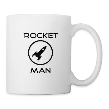 Rocketman Tshirt - Tasse - Weiß - Rechts