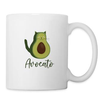 Die etwas andere Avocado - Tasse - Weiß - Rechts