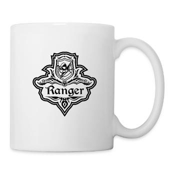 Ranger JDR - Emblem Archer RPG Rollenspiel DM - Tasse - Weiß - Rechts
