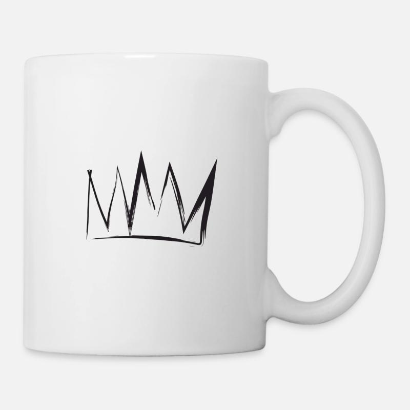 Couronne - Mug blanc - blanc