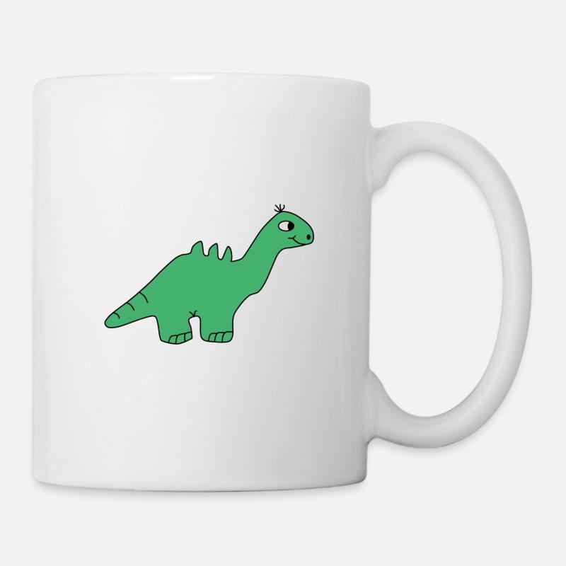 Dino - Tasse - Weiß