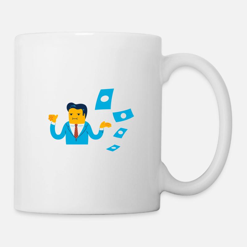 Flame - Finance - Tasse - Weiß