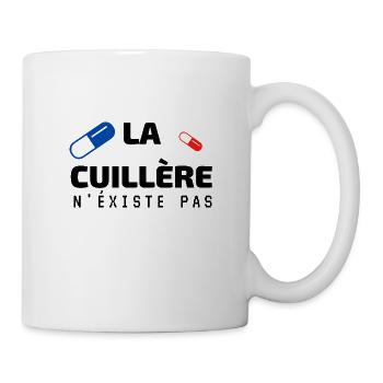 la cuillère n'existe pas - Mug blanc - blanc - Droite