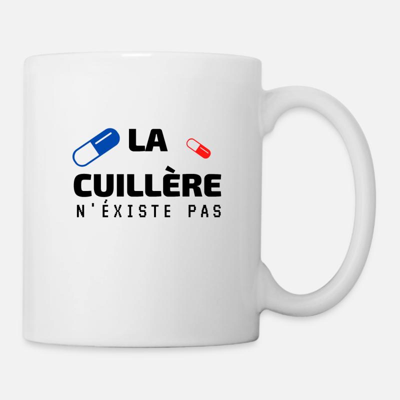 la cuillère n'existe pas - Mug blanc - blanc