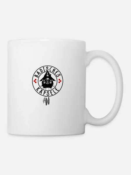 Badisches Käpsele - Tasse - Weiß