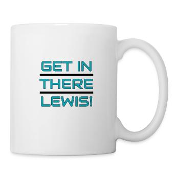 Lewis Team Radio Rennen Motorsport Sieg Geschenk - Tasse - Weiß - Rechts