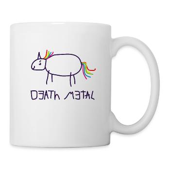 Death Metal Unicorn - Mug - white - Right