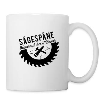 Sägespäne Feenstaub der Männer - Tasse - Weiß - Rechts
