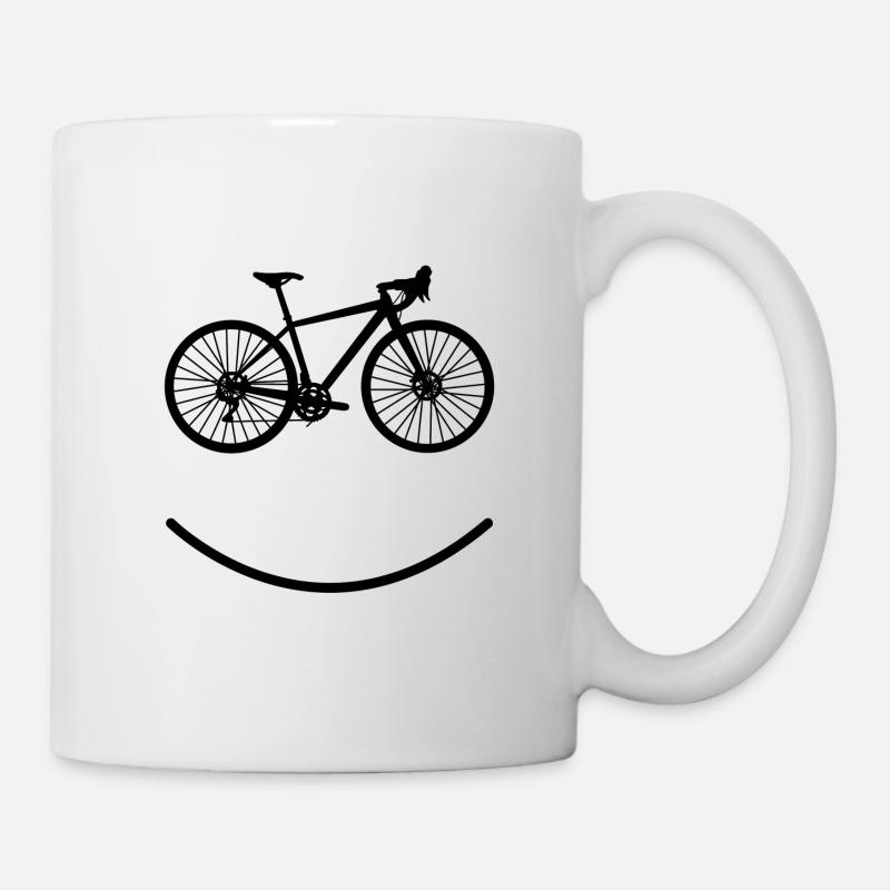 Fahrrad - Tasse - Weiß
