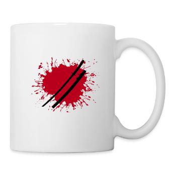 Japan, Katana, japanisch - Tasse - Weiß - Rechts