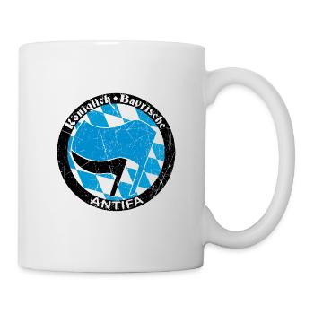 antifa - Tasse - Weiß - Rechts