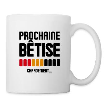 Chargement prochaine bêtise - Mug blanc - blanc - Droite