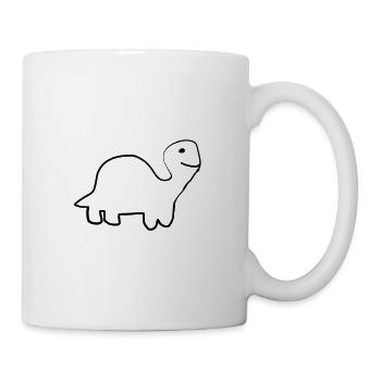Tiere Tier Schildkröte Motive - Tasse - Weiß - Rechts