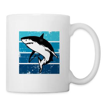 Shark Fish Sea Ocean Animal Shark - Mug - white - Right